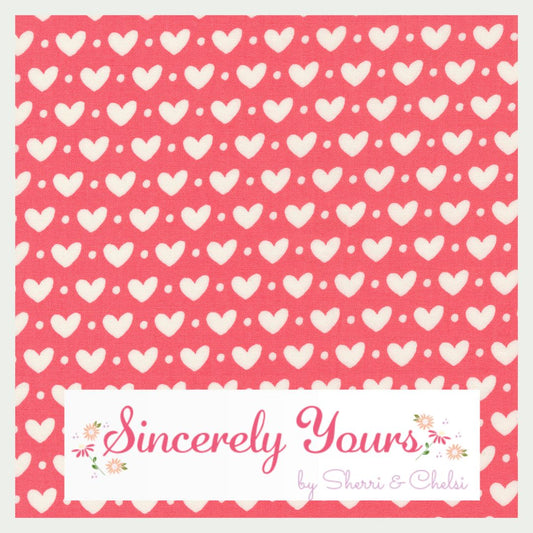 Sincerely Yours by Sherri and Chelsi for Moda Fabrics, Curated Half Yard and Fat Quarter Bundles (9 fabrics)