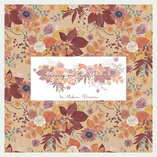 Evening on the Prairie by Melissa Gilbert for Riley Blake Designs, 9 Fabric Curated Half Yard and Fat Quarter Bundles