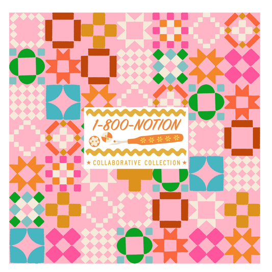 1 800 Notion by Ruby Star Society Curated Fat Quarter and Half Yard Bundles (7 fabrics)