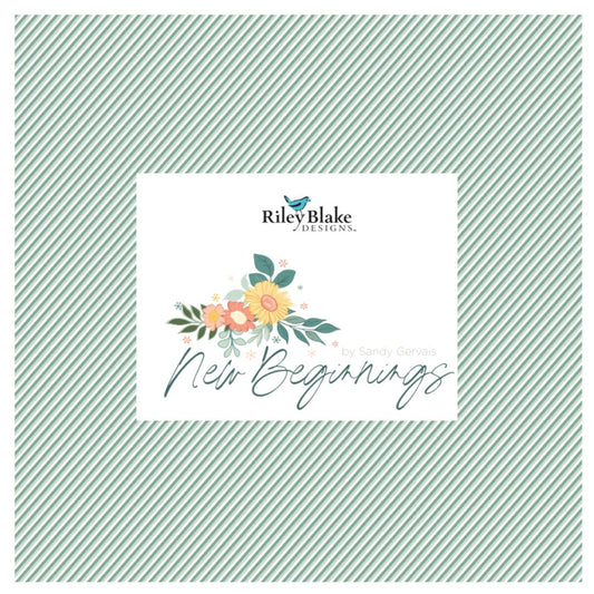New Beginnings by Sandy Gervais Curated Fat Quarter and Half Yard Bundles (6 fabrics) by Riley Blake Designs