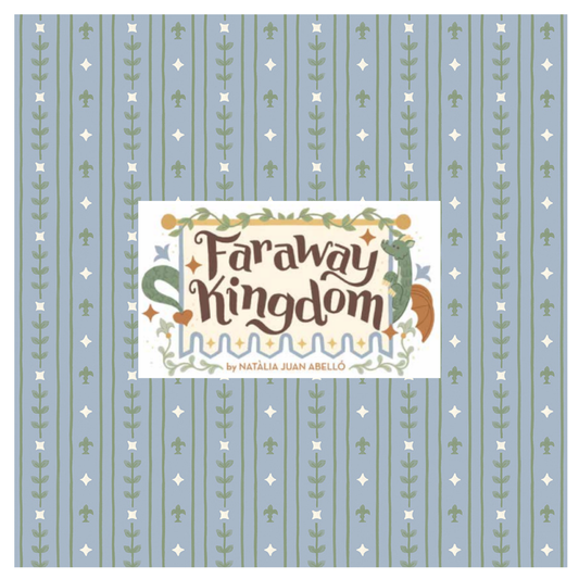 Faraway Kingdom by Natàlia Juan Abelló Curated Fat Quarter and Half Yard Bundles (6 fabrics) by Riley Blake Designs
