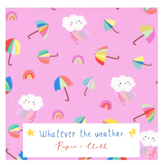 Whatever the Weather by Paper+Cloth for Moda Fabrics, Half Yard and Fat Quarter Bundles (8 fabrics)