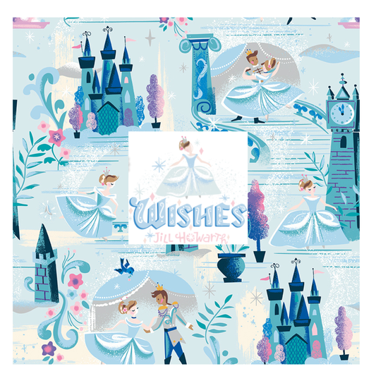 Wishes Bundle 3 by Jill Howarth Curated Fat Quarter and Half Yard Bundles (7 fabrics) by Riley Blake Designs