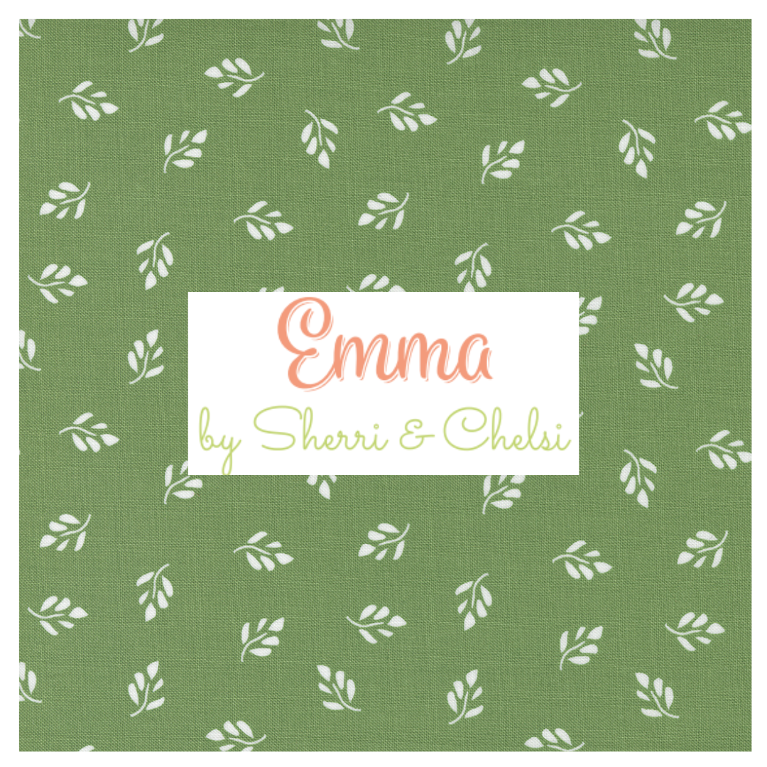 Emma 6 fabric Curated Half Yard and Fat Quarter Bundles by Sherri and Chelsi for Moda Fabrics