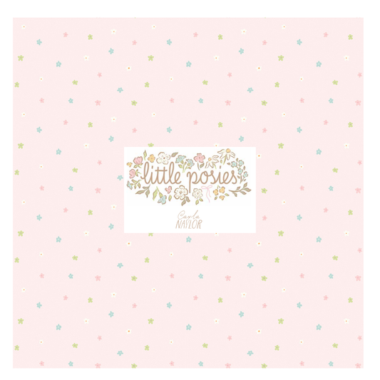 Little Posies by Cayla Naylor Curated Fat Quarter and Half Yard Bundles (7 fabrics) by Riley Blake Designs
