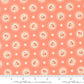 Sunbonnet Flower Dots Coral by My Sew Quilty Life of Moda Fabrics 31762 41, 1/2 yard increments