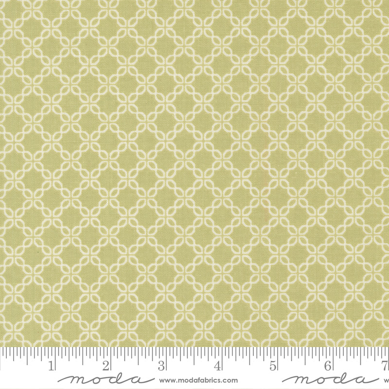 Sunbonnet Lattice Blenders Pear by My Sew Quilty Life of Moda Fabrics 31768 18, 1/2 yard increments