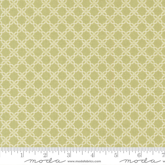 Sunbonnet Lattice Blenders Pear by My Sew Quilty Life of Moda Fabrics 31768 18, 1/2 yard increments