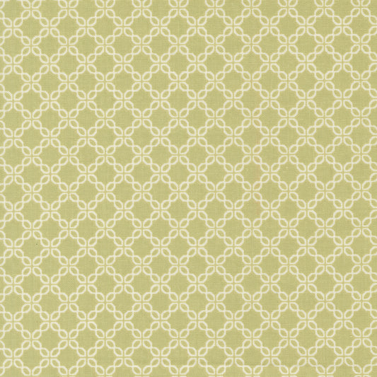 Sunbonnet Lattice Blenders Pear by My Sew Quilty Life of Moda Fabrics 31768 18, 1/2 yard increments