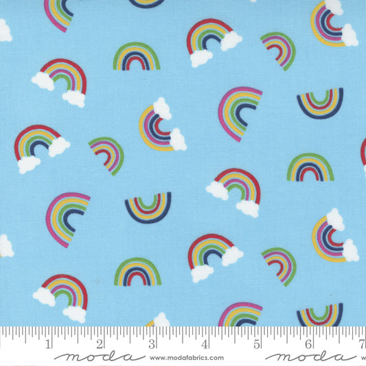 Rainbow Garden Rainbows Sky by Abi Hall for Moda Fabrics 35362 15