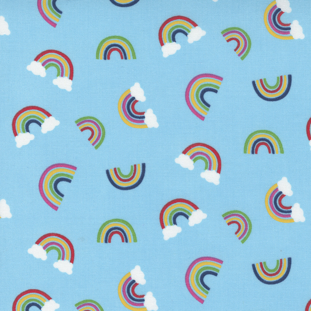 Rainbow Garden Rainbows Sky by Abi Hall for Moda Fabrics 35362 15