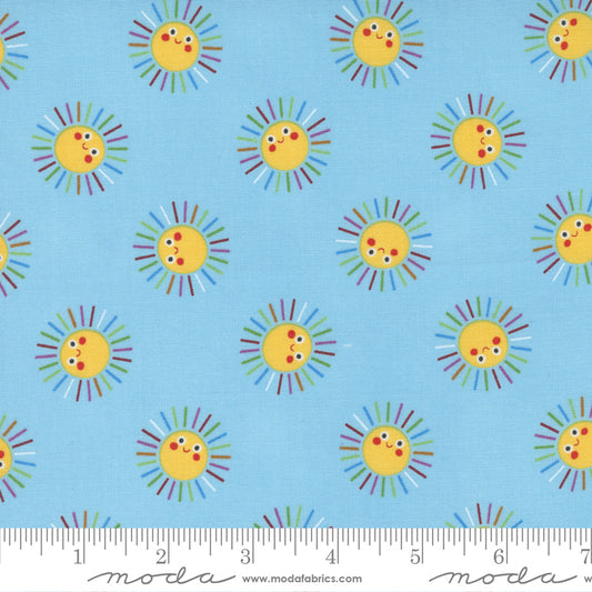 Rainbow Garden Sunny Day Sky by Abi Hall for Moda Fabrics 35363 15