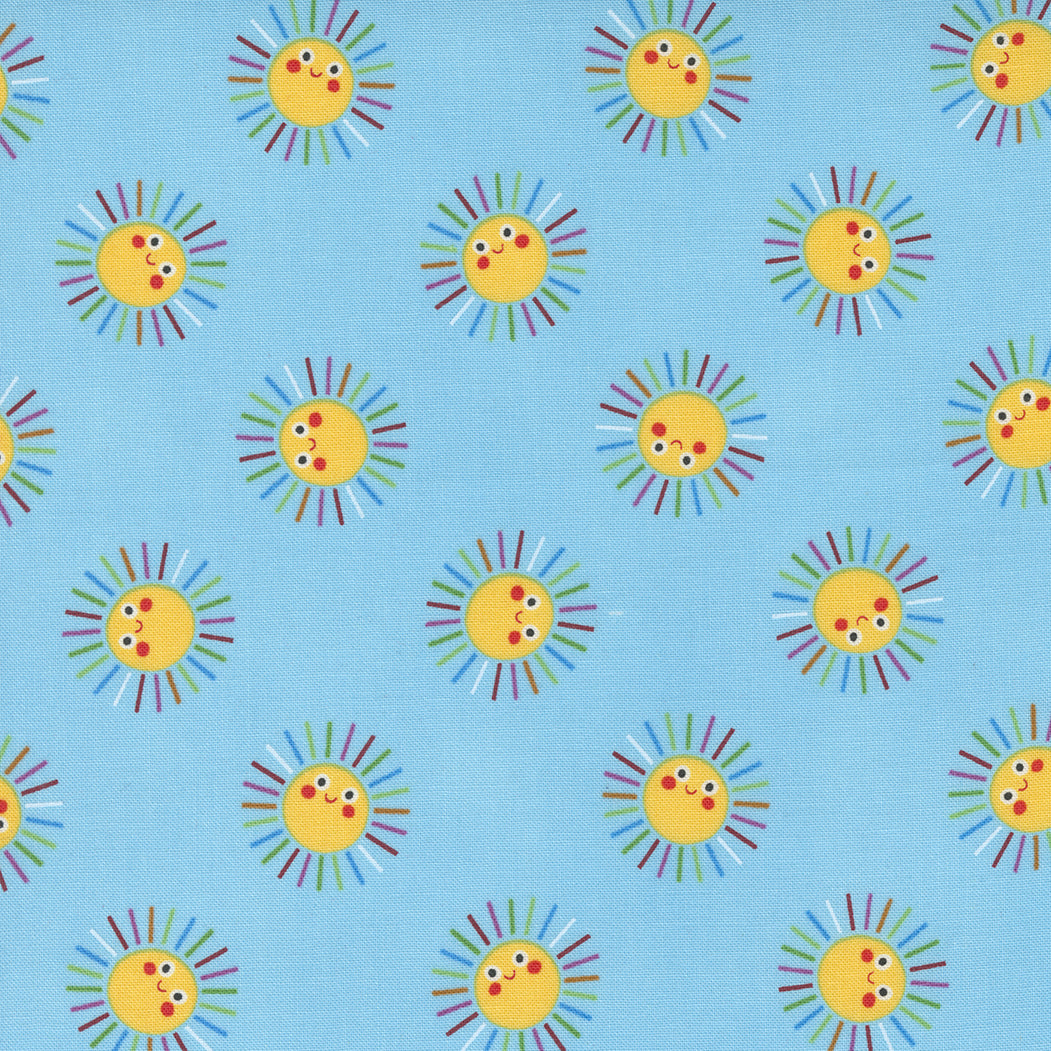 Rainbow Garden Sunny Day Sky by Abi Hall for Moda Fabrics 35363 15