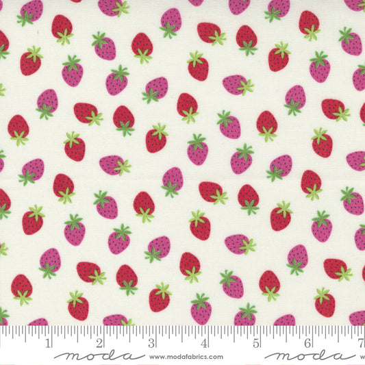 Rainbow Garden Strawberry Cloud by Abi Hall for Moda Fabrics 35365 11