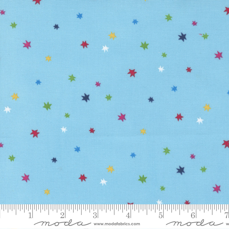 Rainbow Garden Starburst Sky by Abi Hall for Moda Fabrics 35366 15