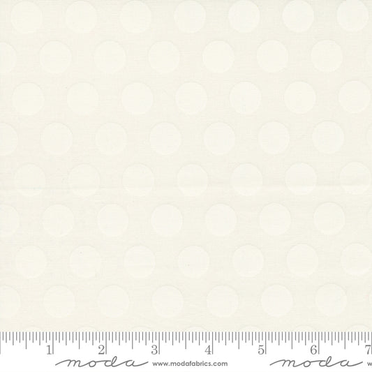 Sincerely Yours Dots Ivory by Sherri and Chelsi for Moda Fabrics, 37611 11, 1/2 yard increments