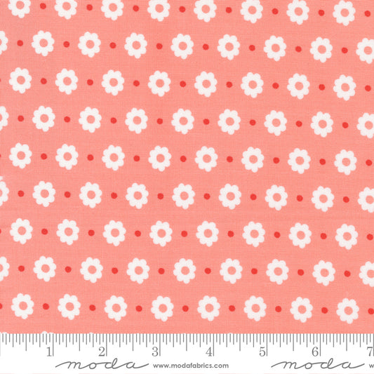 Simply Delightful Petal Carnation by Sherri and Chelsi for Moda Fabrics 37640 25, 1/2 yard increments