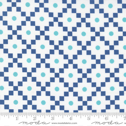 Simply Delightful Journey Blenders Nautical Blue by Sherri and Chelsi for Moda Fabrics 37643 32, 1/2 yard increments