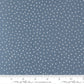 Blossoms And Blooms Dots Denim by Elena Amo of Moda Fabrics, 39056 21, 1/2 yard increments
