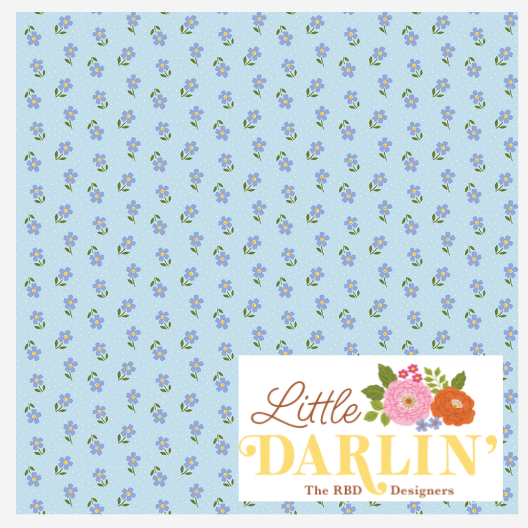 Little Darlin' for Riley Blake Fabrics (7 fabrics), Curated Half Yard and Fat Quarter Bundles