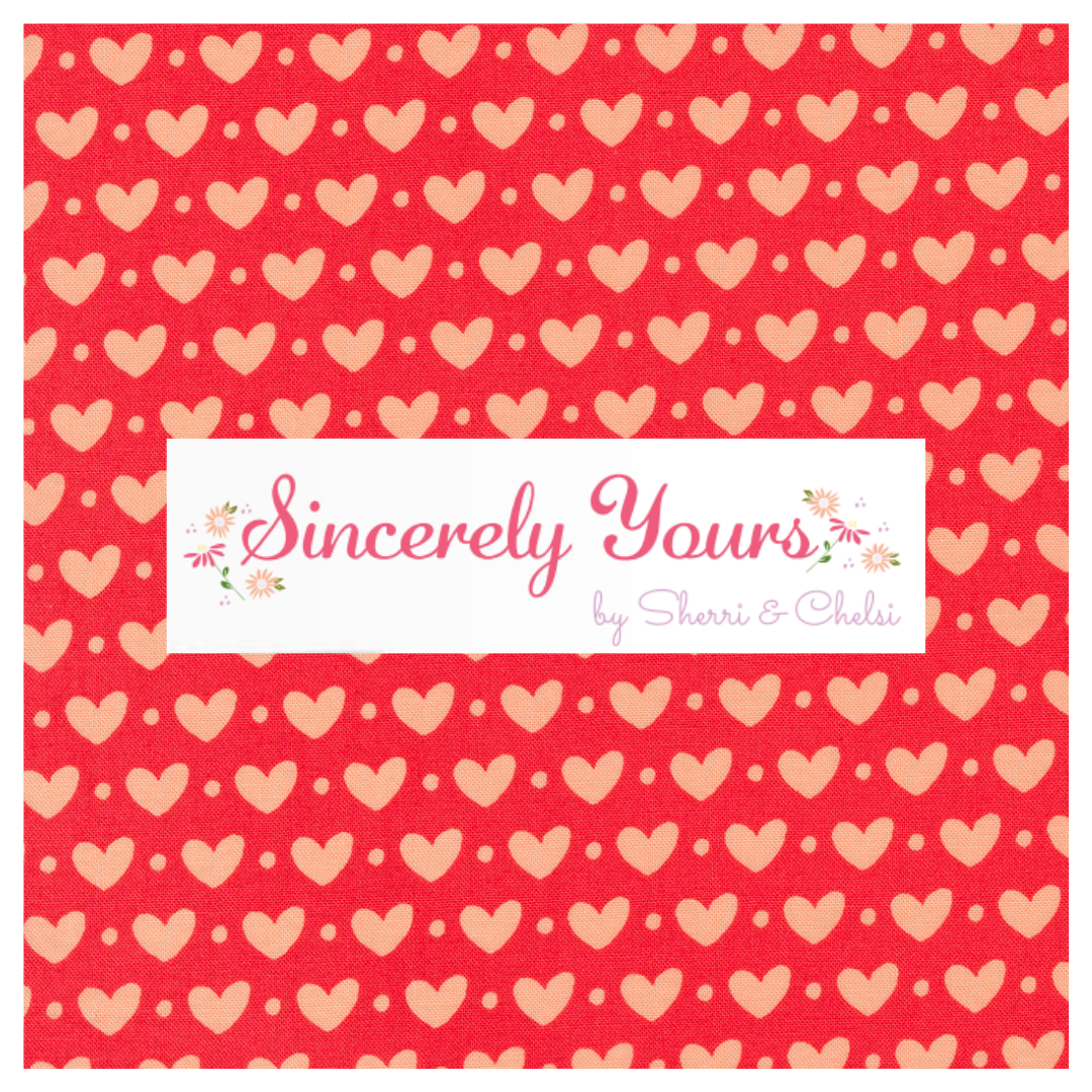 Sincerely Yours Curated Bundle (7 fabrics) by Sherri and Chelsi for Moda Fabrics, Curated Half Yard and Fat Quarter Bundles