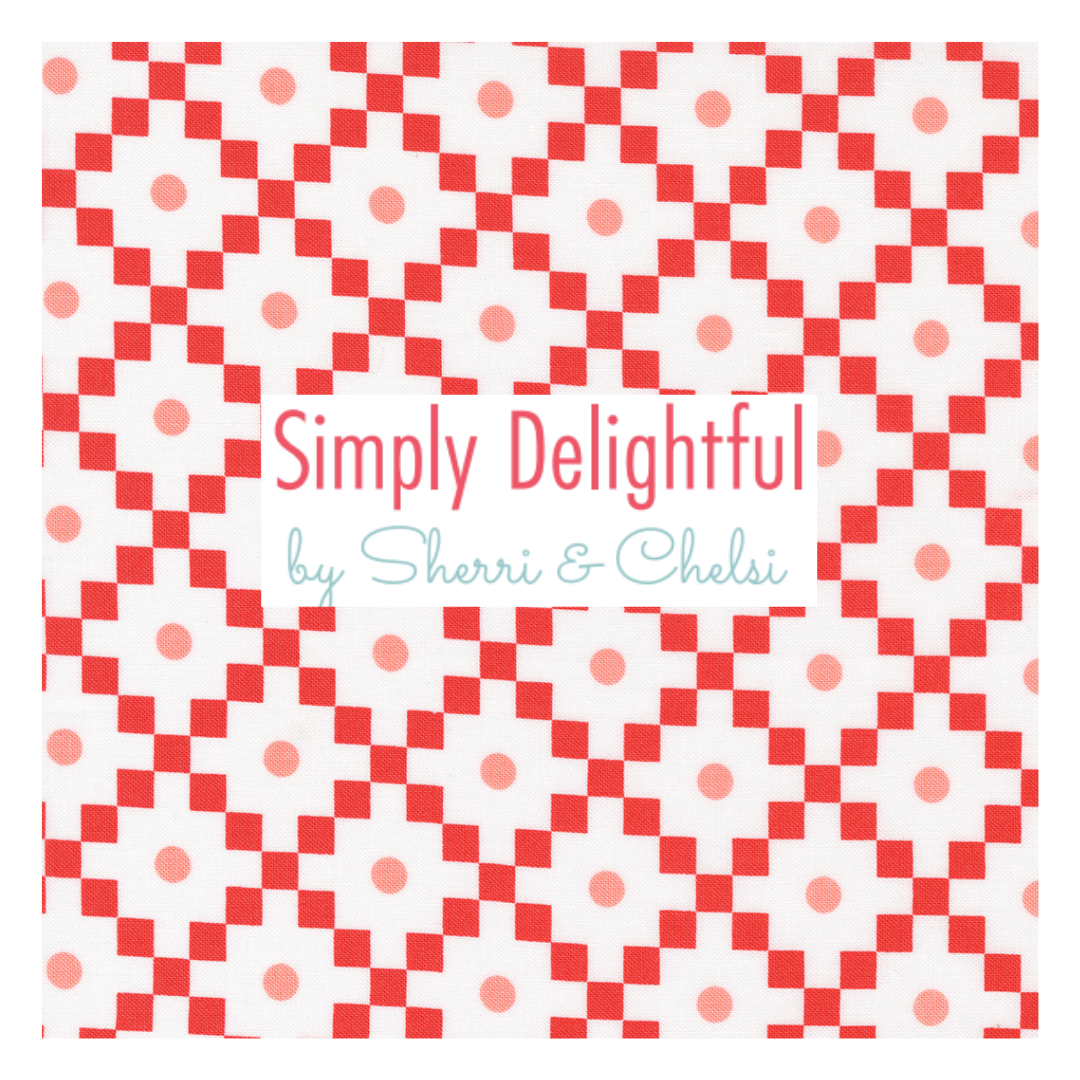Simply Delightful by Sherri & Chelsi for Moda Fabrics, Half Yard and Fat Quarter Bundles (7 fabrics)