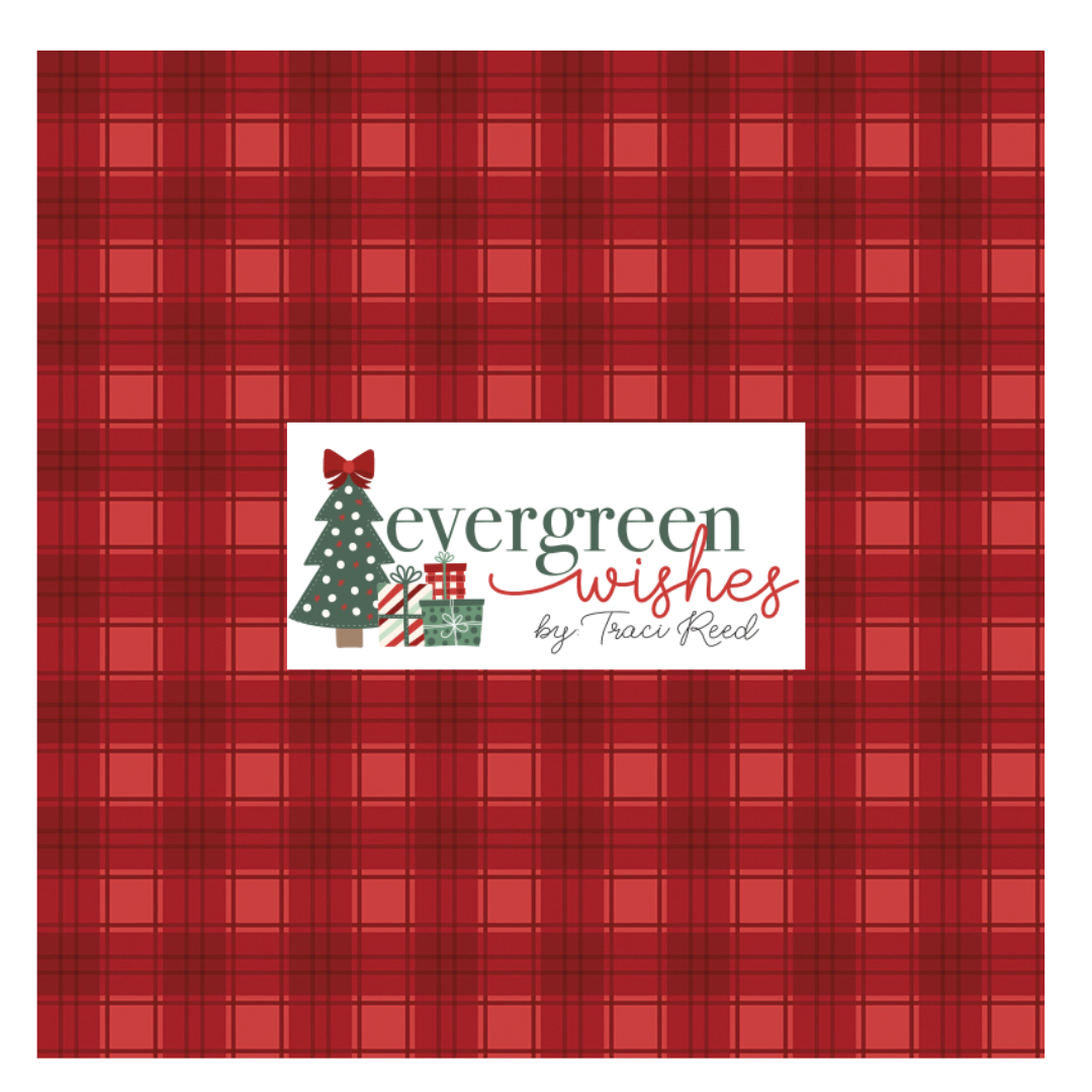 Evergreen Wishes Curated (7 fabrics) Bundles by Traci Reed for Riley Blake Fabrics, Half Yard and Fat Quarter Bundles
