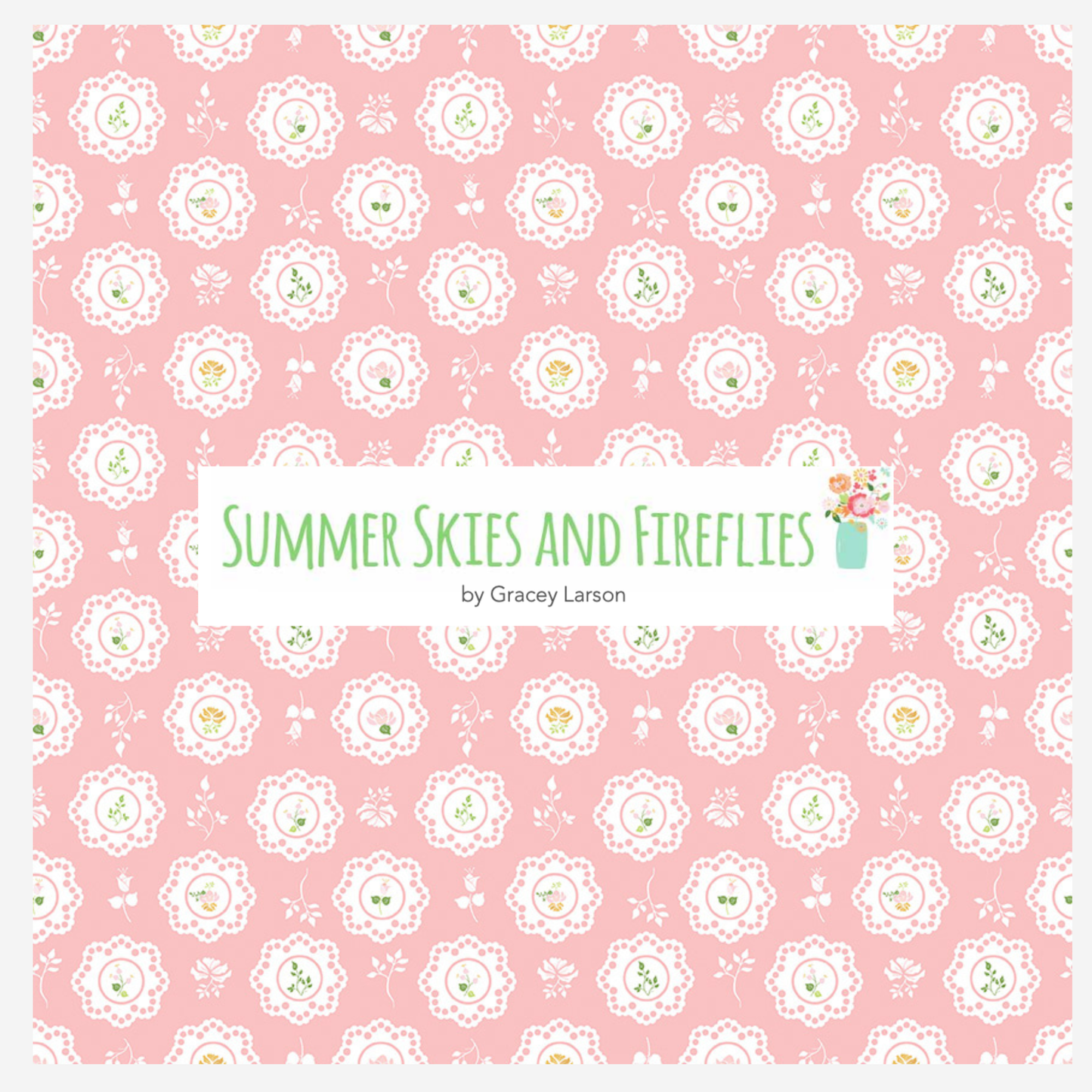 Summer Skies & Fireflies Curated Half Yard and Fat Quarter Bundles (8 fabrics) by Sandy Gervais for Riley Blake Fabrics