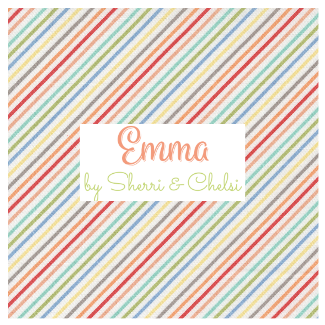 Emma 6 fabric Curated Half Yard and Fat Quarter Bundles by Sherri and Chelsi for Moda Fabrics