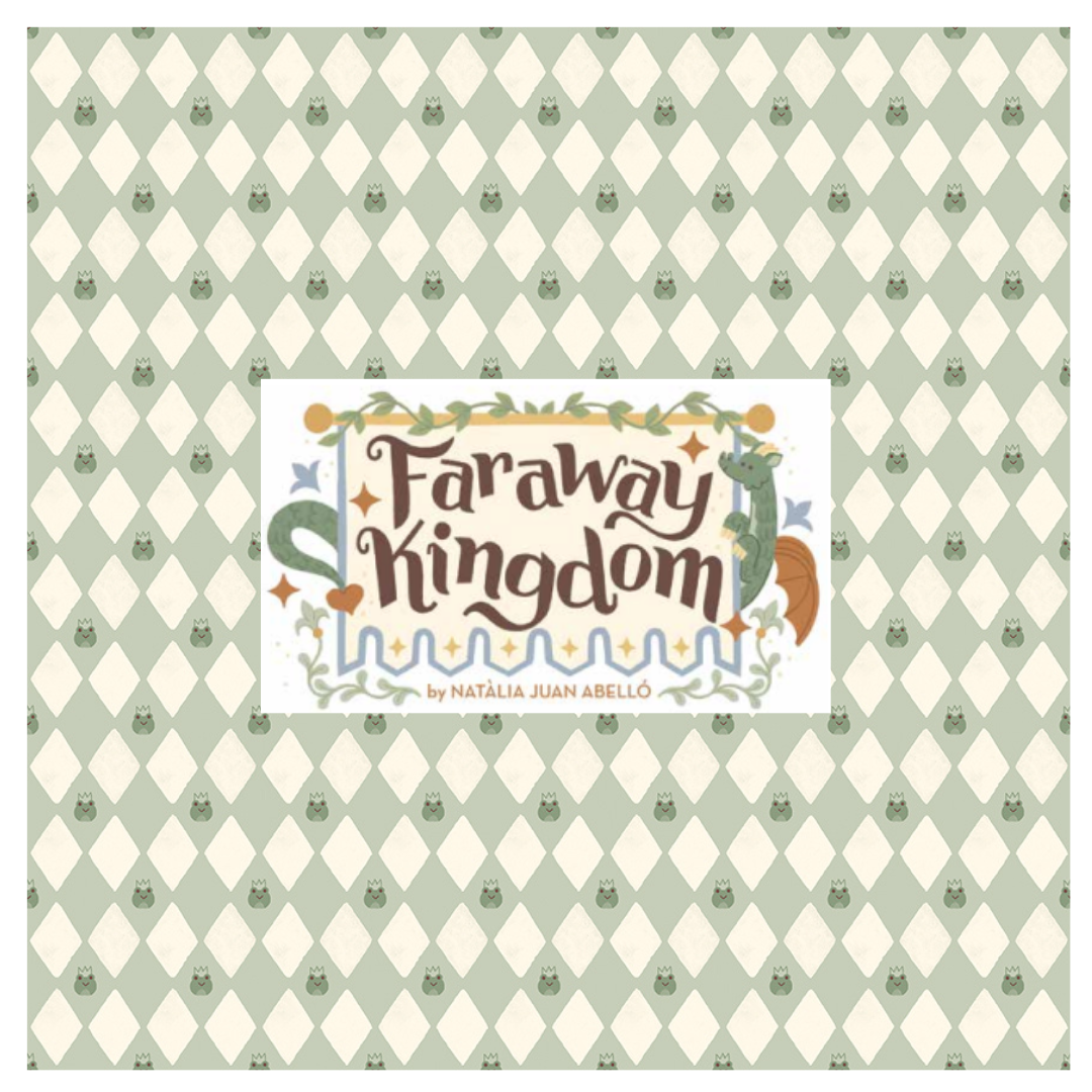 Faraway Kingdom by Natàlia Juan Abelló Curated Fat Quarter and Half Yard Bundles (6 fabrics) by Riley Blake Designs