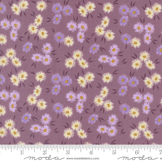Seaglass Summer Beach Plum Beach Asters Small Floral by Sweetfire Road of Moda Fabrics, 43181 14, 1/2 yard increments