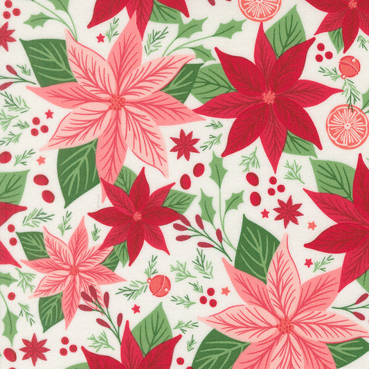 Merrily on High Snow by Sweetfire Road Design Co. of Moda Fabrics 43210 11, 1/2 yard increments