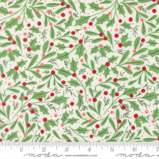 Merrily on High Snow by Sweetfire Road Design Co. of Moda Fabrics 43211 11, 1/2 yard increments