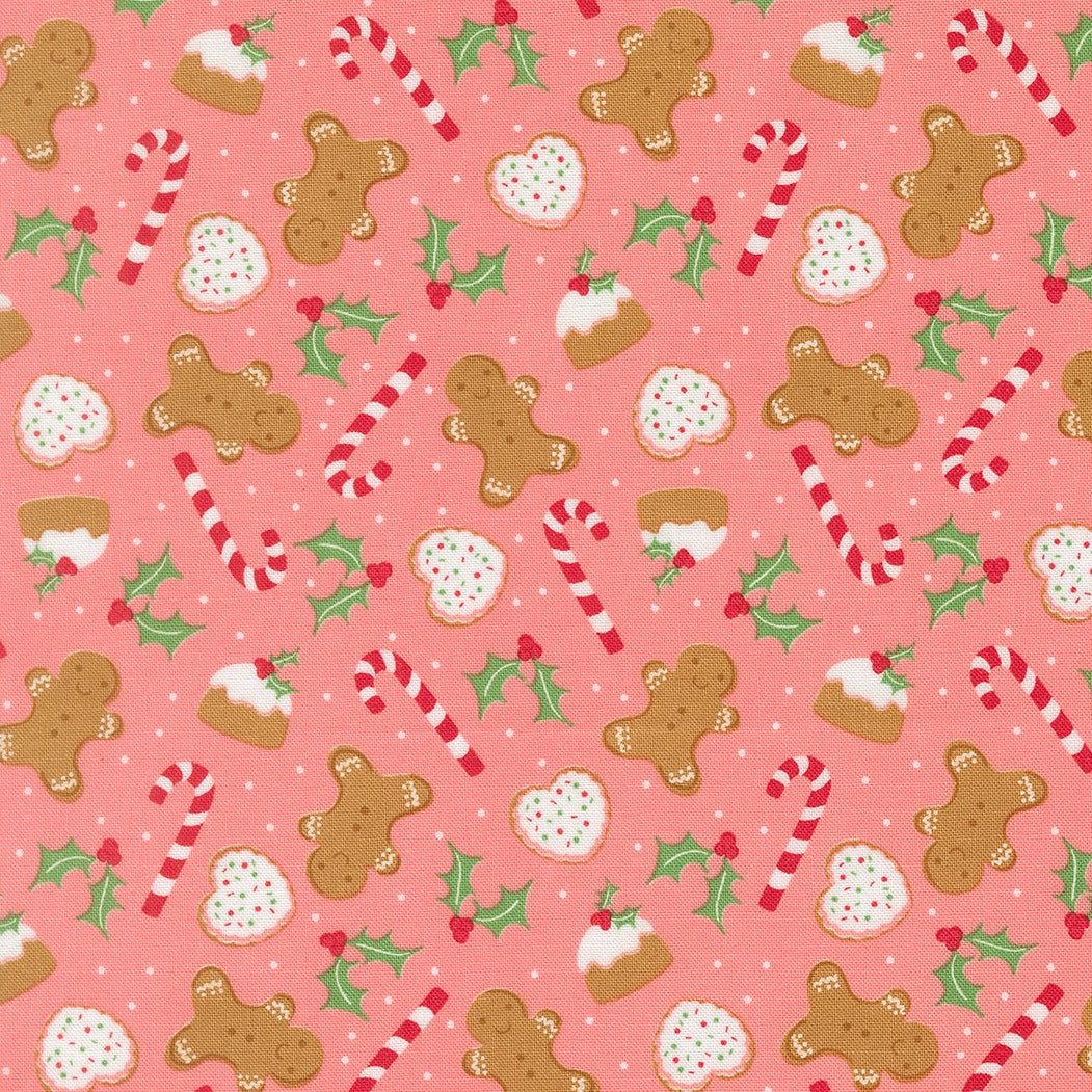 Merrily on High Blush by Sweetfire Road Design Co. of Moda Fabrics 43212 12, 1/2 yard increments