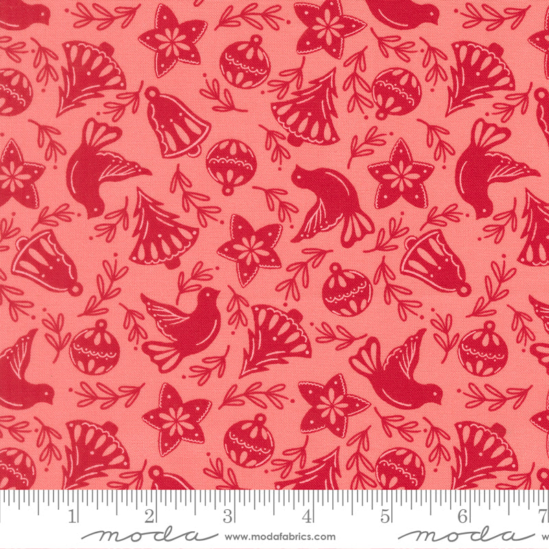 Merrily on High Blush by Sweetfire Road Design Co. of Moda Fabrics 43213 12 1/2 yard increments