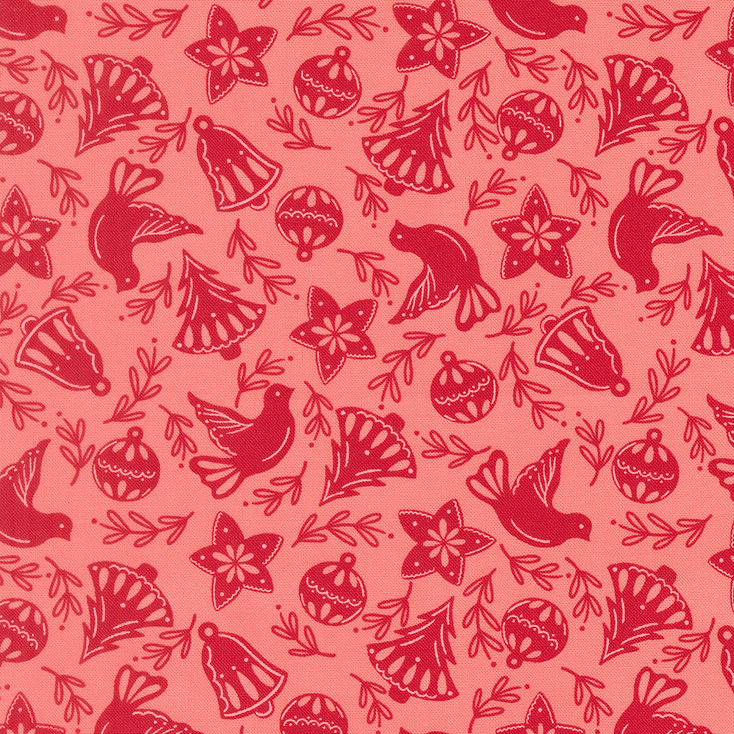 Merrily on High Blush by Sweetfire Road Design Co. of Moda Fabrics 43213 12 1/2 yard increments
