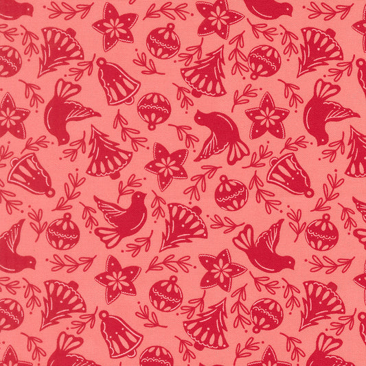 Merrily on High Blush by Sweetfire Road Design Co. of Moda Fabrics 43213 12 1/2 yard increments