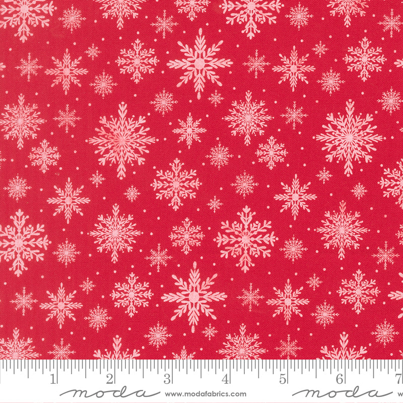 Merrily on High Christmas Red by Sweetfire Road Design Co. of Moda Fabrics 43214 13, 1/2 yard increments