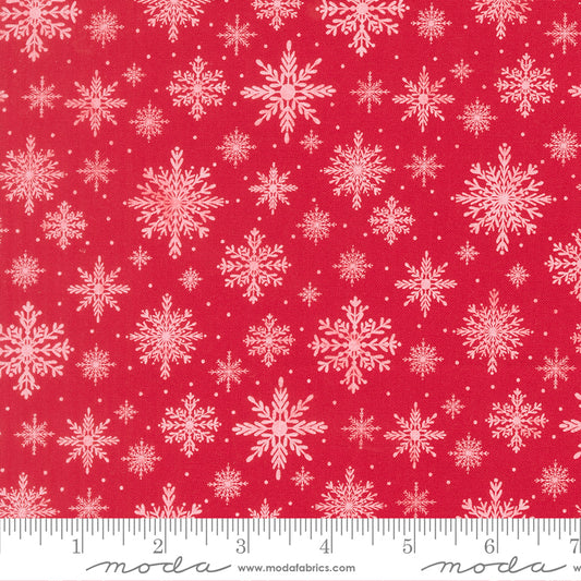 Merrily on High Christmas Red by Sweetfire Road Design Co. of Moda Fabrics 43214 13, 1/2 yard increments