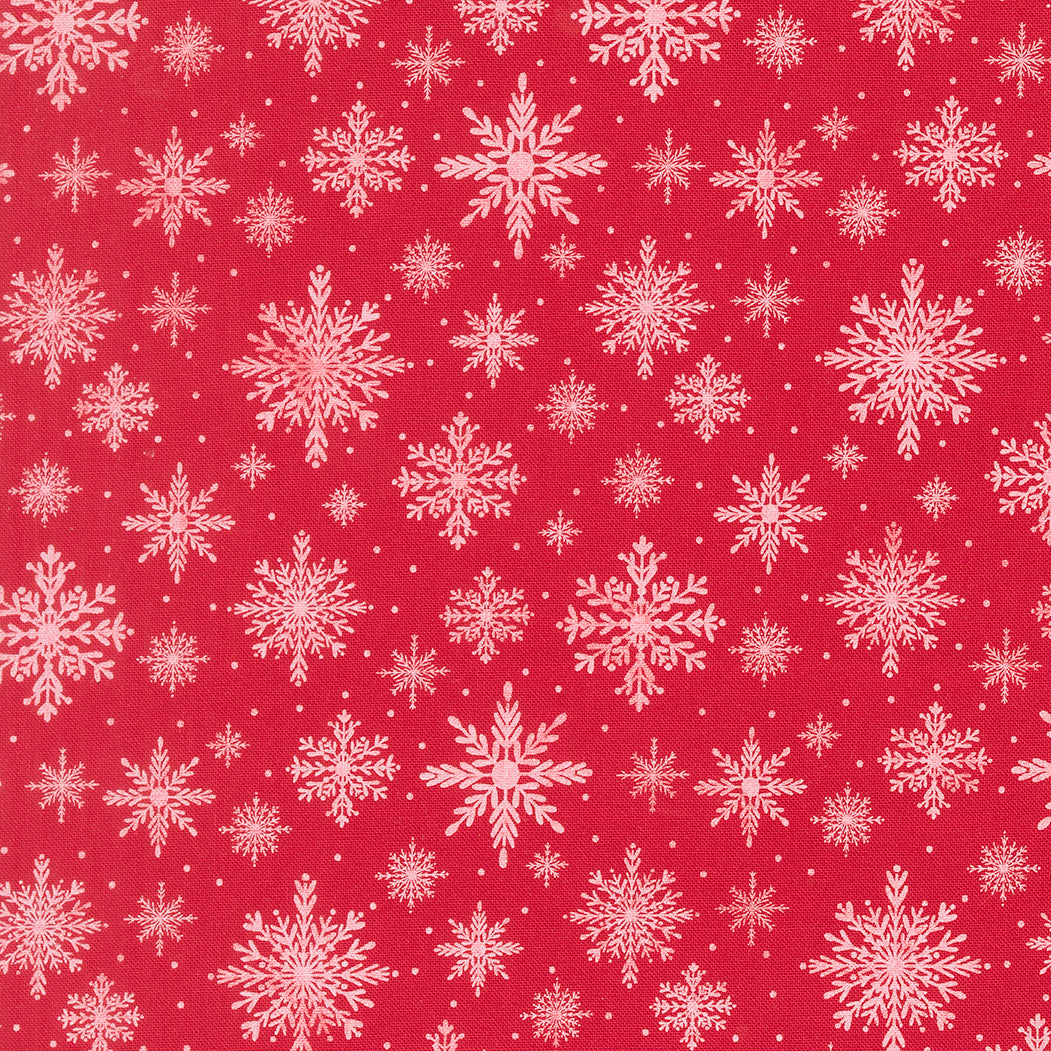 Merrily on High Christmas Red by Sweetfire Road Design Co. of Moda Fabrics 43214 13, 1/2 yard increments