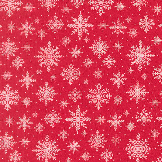 Merrily on High Christmas Red by Sweetfire Road Design Co. of Moda Fabrics 43214 13, 1/2 yard increments