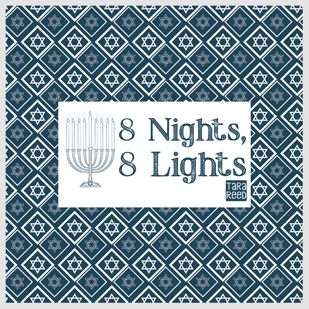 8 Nights, 8 Lights, Curated Half Yard and Fat Quarter Bundles (5 fabrics) by Tara Reed for Riley Blake Fabrics