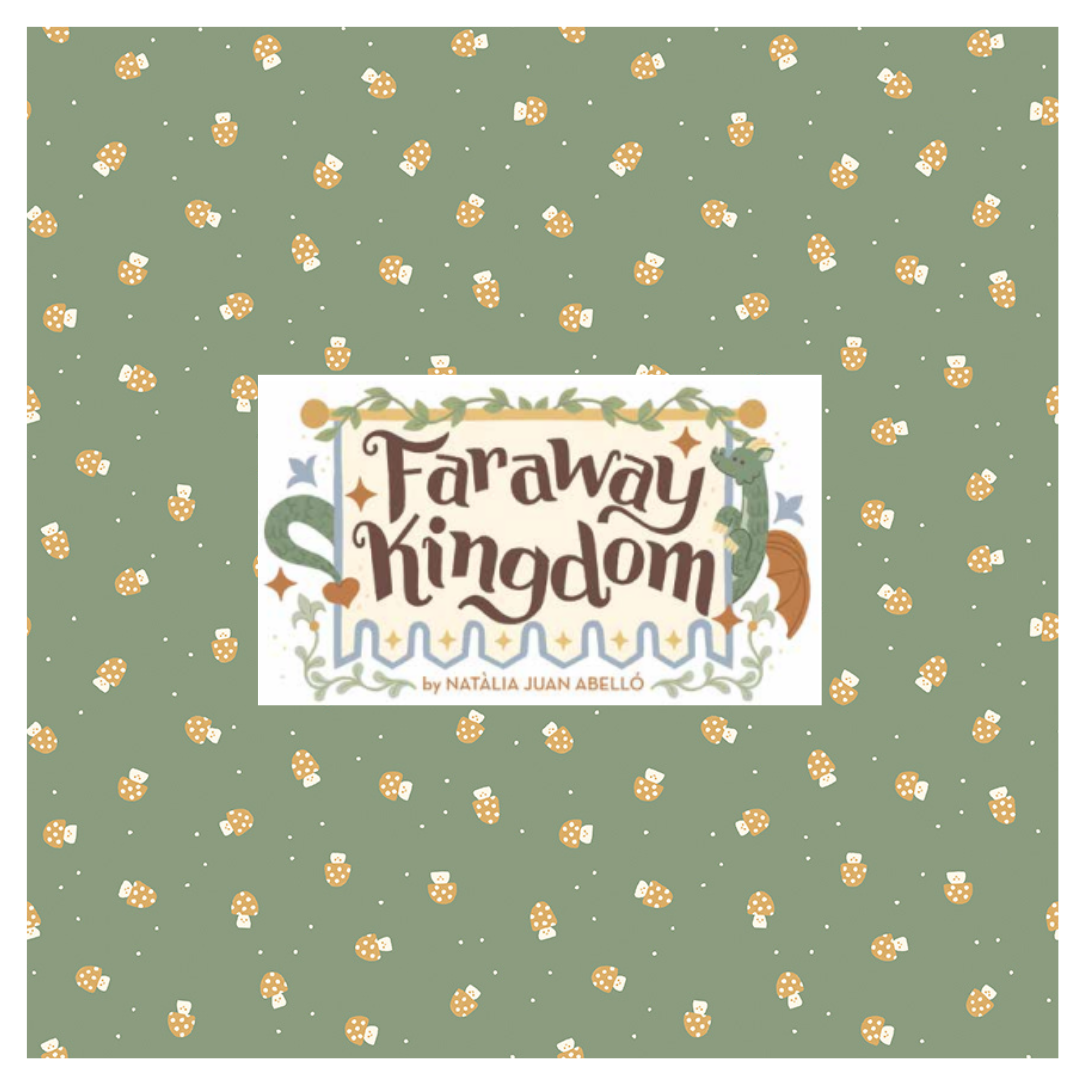 Faraway Kingdom by Natàlia Juan Abelló Curated Fat Quarter and Half Yard Bundles (6 fabrics) by Riley Blake Designs