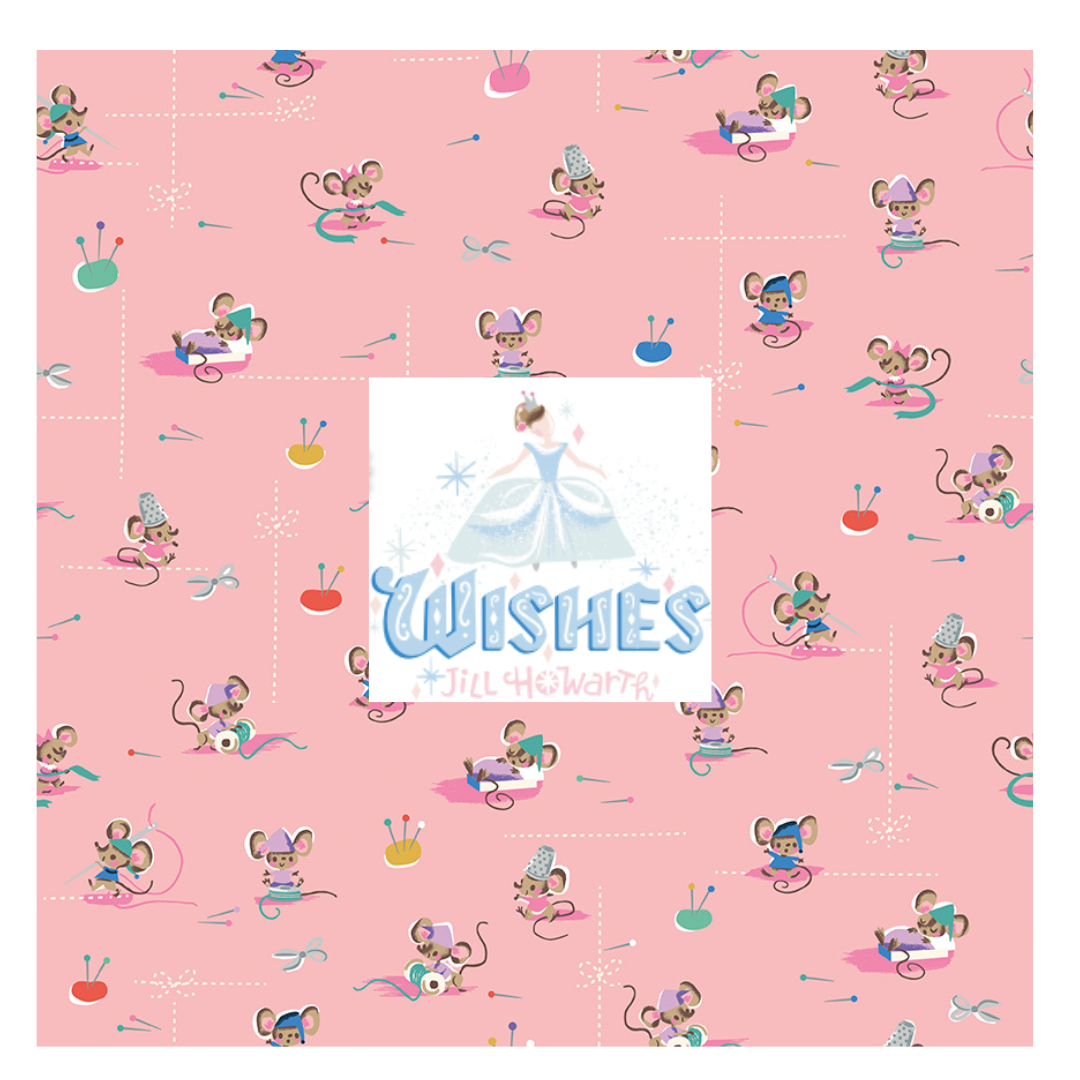 Wishes Bundle 2 by Jill Howarth Curated Fat Quarter and Half Yard Bundles (7 fabrics) by Riley Blake Designs