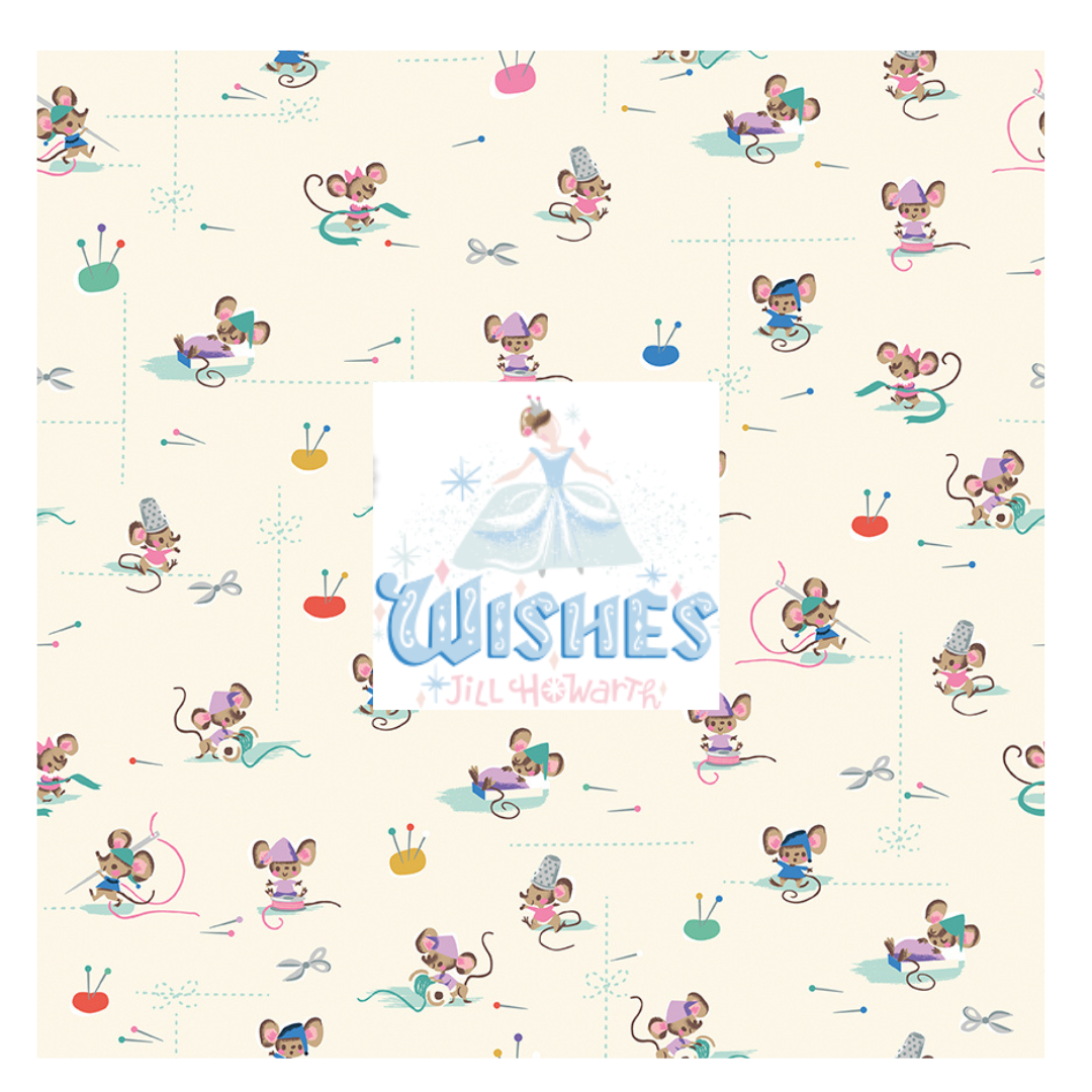 Wishes Bundle 3 by Jill Howarth Curated Fat Quarter and Half Yard Bundles (7 fabrics) by Riley Blake Designs