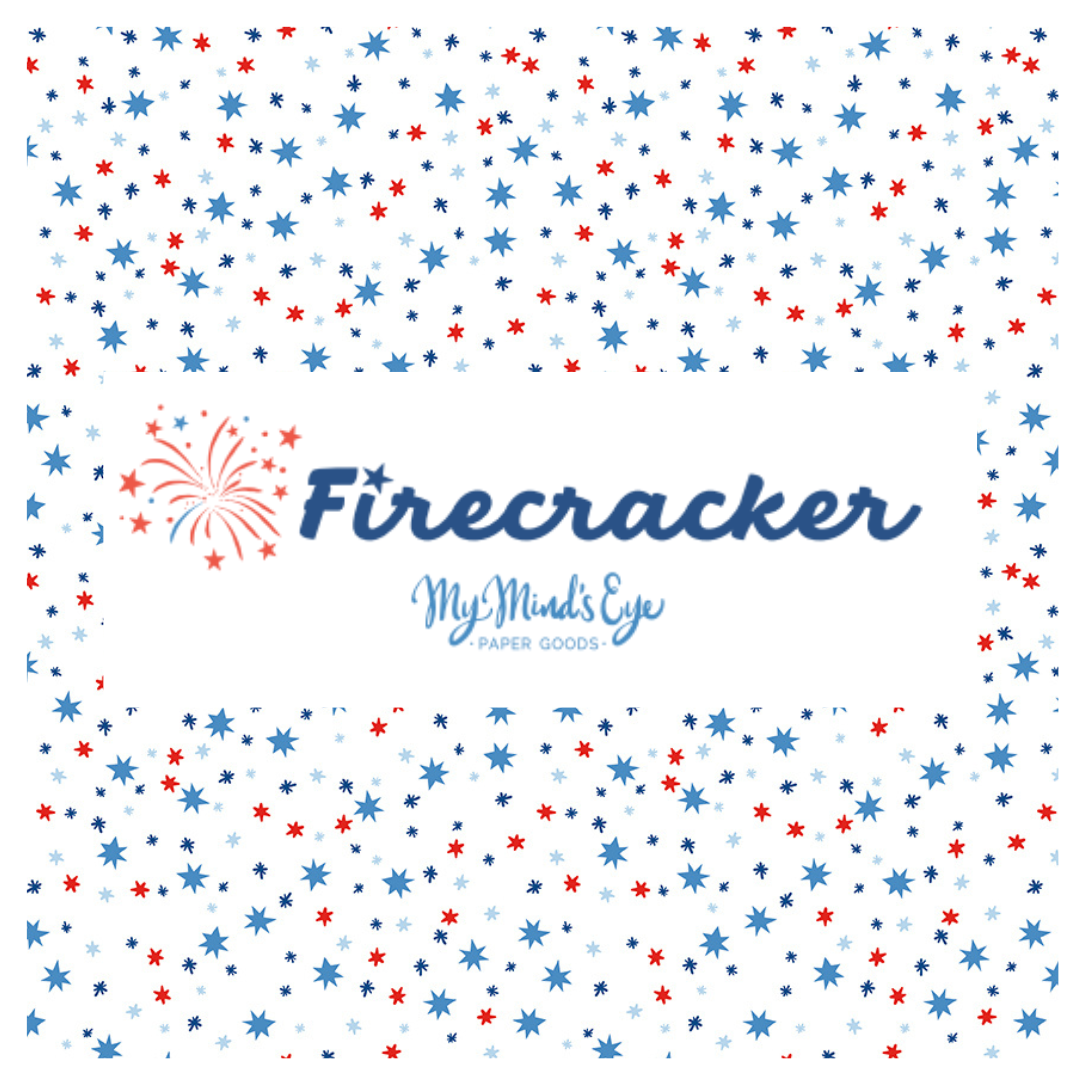Firecracker Curated Bundle (6 fabrics) by My Mind's Eye for Riley Blake Designs, Half Yard and Fat Quarter Bundles