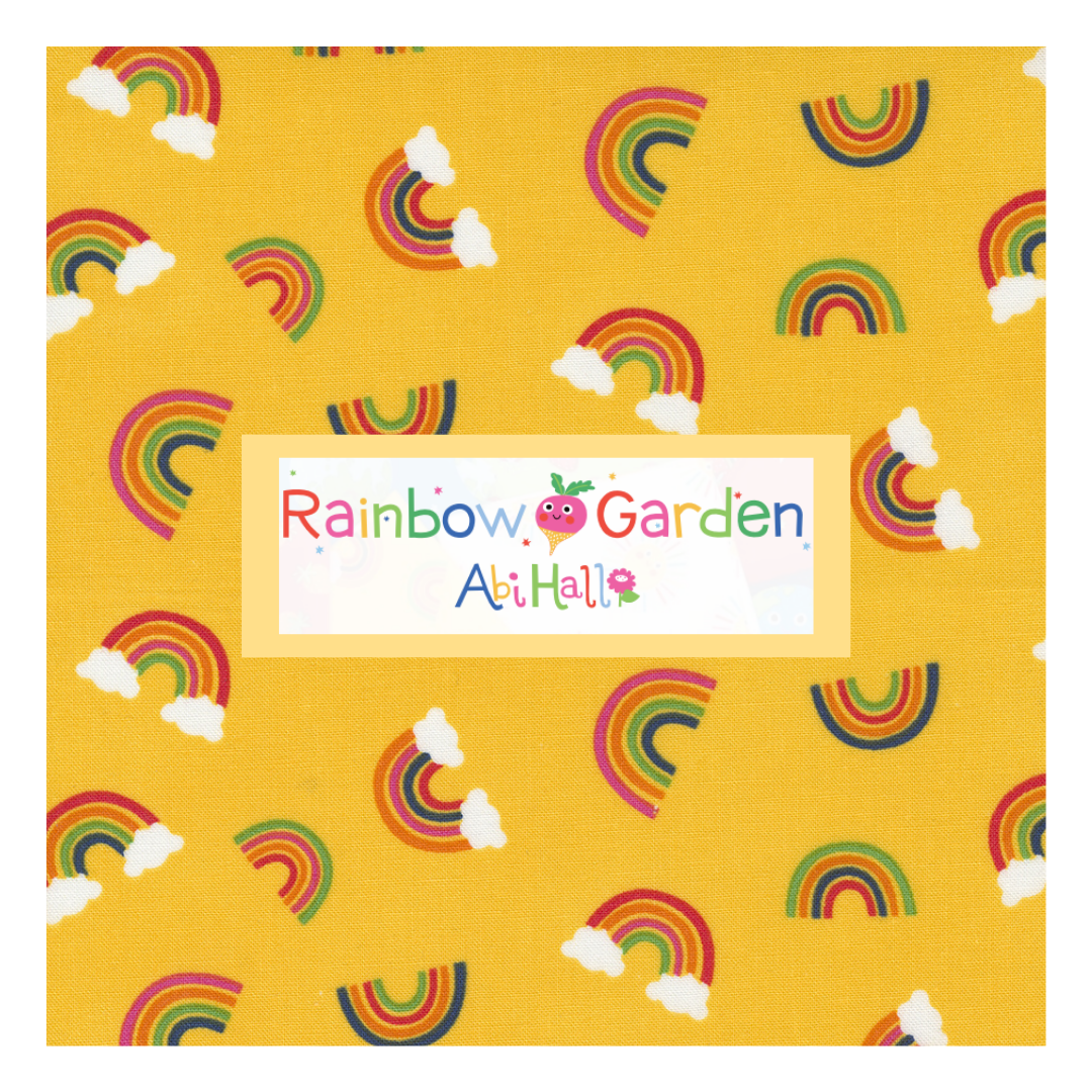 Rainbow Garden Curated Bundle (10 fabrics) by Abi Hall for Moda Fabrics, Half Yard and Fat Quarter Bundles