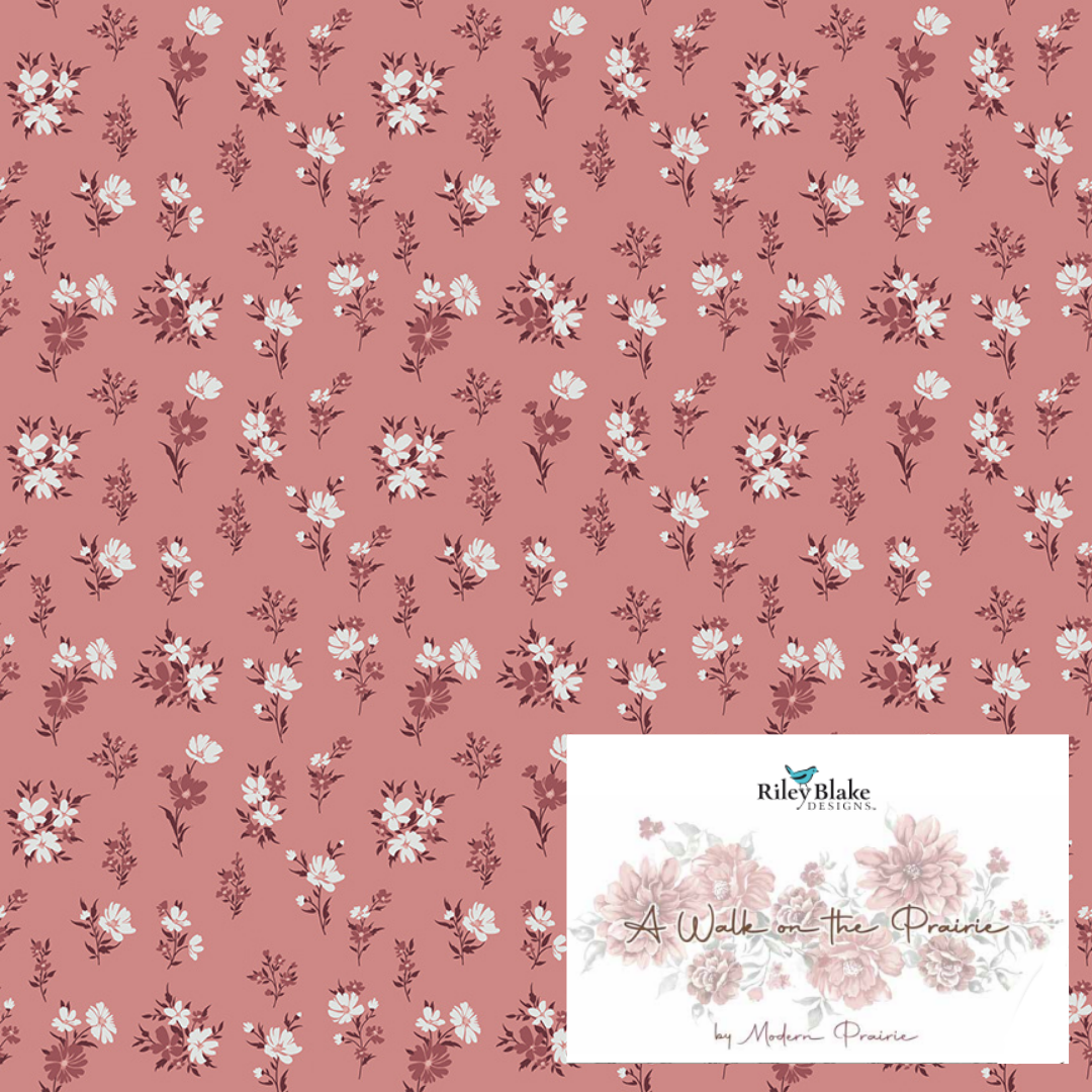 A Walk on the Prairie Curated Half Yard and Fat Quarter Bundles (7 fabrics) by Melissa Gilbert for Riley Blake Fabrics