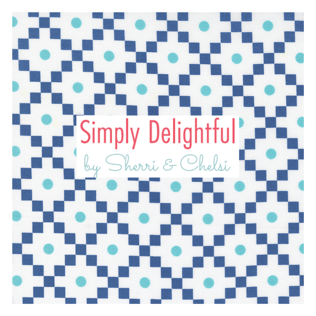 Simply Delightful by Sherri & Chelsi for Moda Fabrics, Half Yard and Fat Quarter Bundles (7 fabrics)