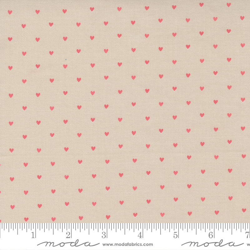 Love Note Lovey Dot Blender Heart Dot Dove by Lella Boutique for Moda Fabrics Fabric 5155 17